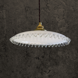 Vintage French Glass Ceiling Pendant (c. 1940)