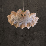 Vintage French Rose Glass Ceiling Pendant (c. 1930's)