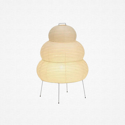 The Akari Enkei - Lucy’s Lamps is a minimalist paper lantern floor lamp with soft ambient glow. Ideal as a light therapy lamp, aesthetic lamp, or LED floor lamp. Perfect for bedroom floor lamp, tripod floor lamp, or modern floor lamps for living room and modern lamp for bedroom use.