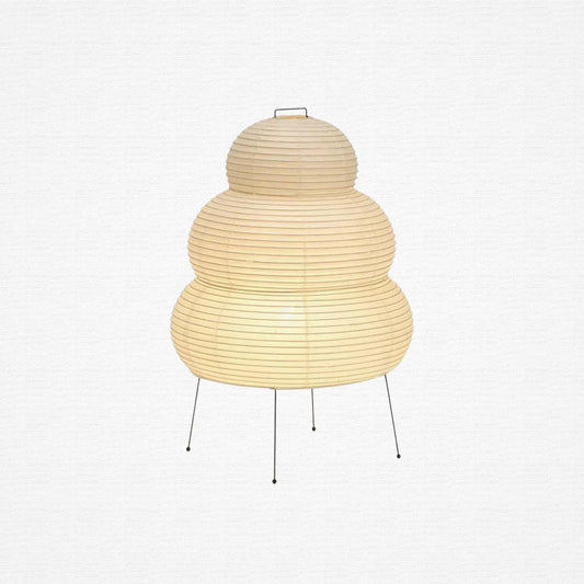 The Akari Enkei - Lucy’s Lamps is a minimalist paper lantern floor lamp with soft ambient glow. Ideal as a light therapy lamp, aesthetic lamp, or LED floor lamp. Perfect for bedroom floor lamp, tripod floor lamp, or modern floor lamps for living room and modern lamp for bedroom use.