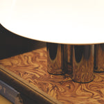 The Chroma - Lucy’s Lamps is a minimalist matte white table lamp with a modern mushroom silhouette. Perfect as a bedside lamp, side table lamp, or aesthetic desk lamp. This retro table lamp fits well in modern lamp for bedroom, small desk lamp setups, or living room table lamps.