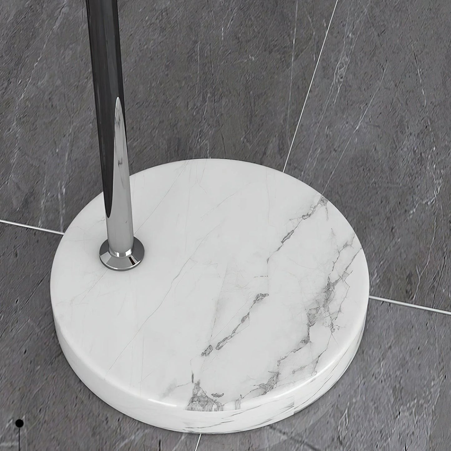 The Cosimo - Lucy’s Lamps is a retro stained glass orange floor lamp designed as a modern arc floor lamp. This aesthetic lamp works as a minimalist arc lamp, LED floor lamp, tripod floor lamp, or corner floor lamp. Ideal for modern lamp for bedroom or floor lamps for living room setups.