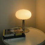 The Lira - Lucy’s Lamps is a modern table lamp with minimalist design and soft glow, perfect for living room table lamps or bedroom table lamps. Works as a side table lamp, bedside lamp, small desk lamp, or light therapy lamp with aesthetic retro lamp style and mid century appeal.