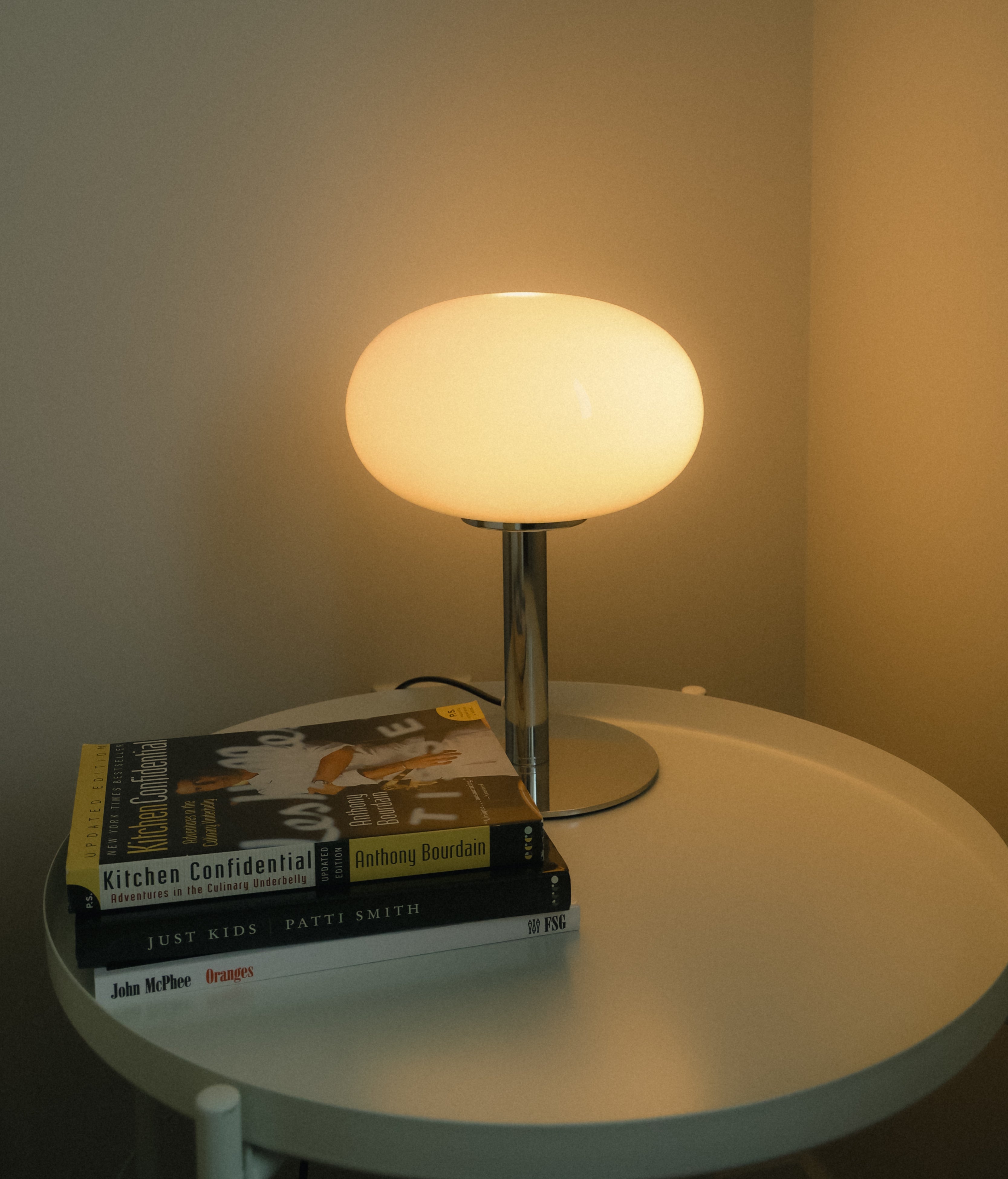 The Lira - Lucy’s Lamps is a modern table lamp with minimalist design and soft glow, perfect for living room table lamps or bedroom table lamps. Works as a side table lamp, bedside lamp, small desk lamp, or light therapy lamp with aesthetic retro lamp style and mid century appeal.