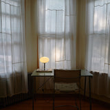 The Lira - Lucy’s Lamps is a modern table lamp with minimalist design and soft glow, perfect for living room table lamps or bedroom table lamps. Works as a side table lamp, bedside lamp, small desk lamp, or light therapy lamp with aesthetic retro lamp style and mid century appeal.