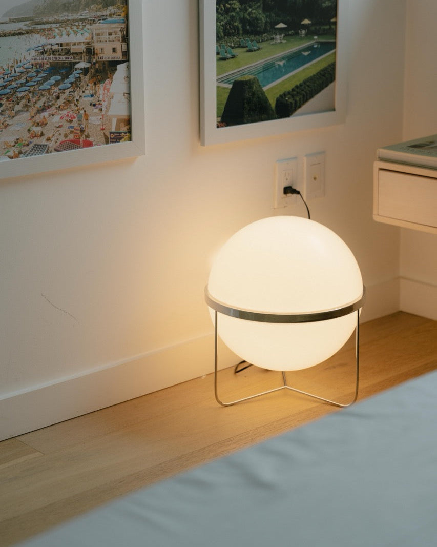 The Luna - Lucy’s Lamps is a minimalist modern table lamp designed to bring soft, ambient light to any space. This aesthetic lamp works beautifully as a bedside lamp, desk lamp, or side table lamp for bedrooms and living rooms. Blending retro and modern designer lighting, The Luna offers timeless elegance, making it ideal for contemporary and vintage-inspired home décor.