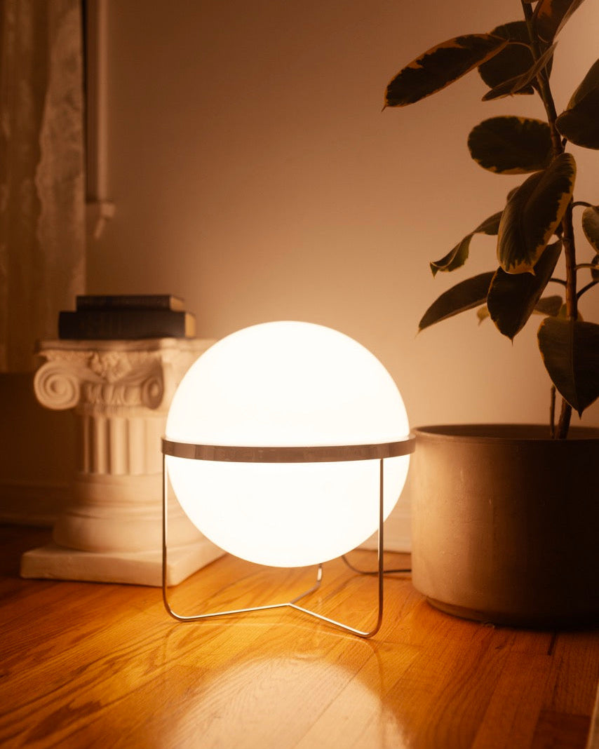 The Luna - Lucy’s Lamps is a minimalist modern table lamp designed to bring soft, ambient light to any space. This aesthetic lamp works beautifully as a bedside lamp, desk lamp, or side table lamp for bedrooms and living rooms. Blending retro and modern designer lighting, The Luna offers timeless elegance, making it ideal for contemporary and vintage-inspired home décor.