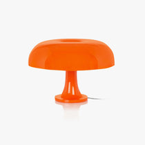 The Moretti - Lucy’s Lamps is a modern orange table lamp with retro charm, ideal for bedside table lamps or side table lamp setups. Use as a small desk lamp or light therapy lamp in modern lamp for bedroom or living room. Aesthetic lamp design fits mid century table lamp and minimalist spaces.